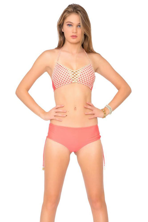 Luli Fama Cosita Buena Adjustable Reversible Drawstring High Bottom